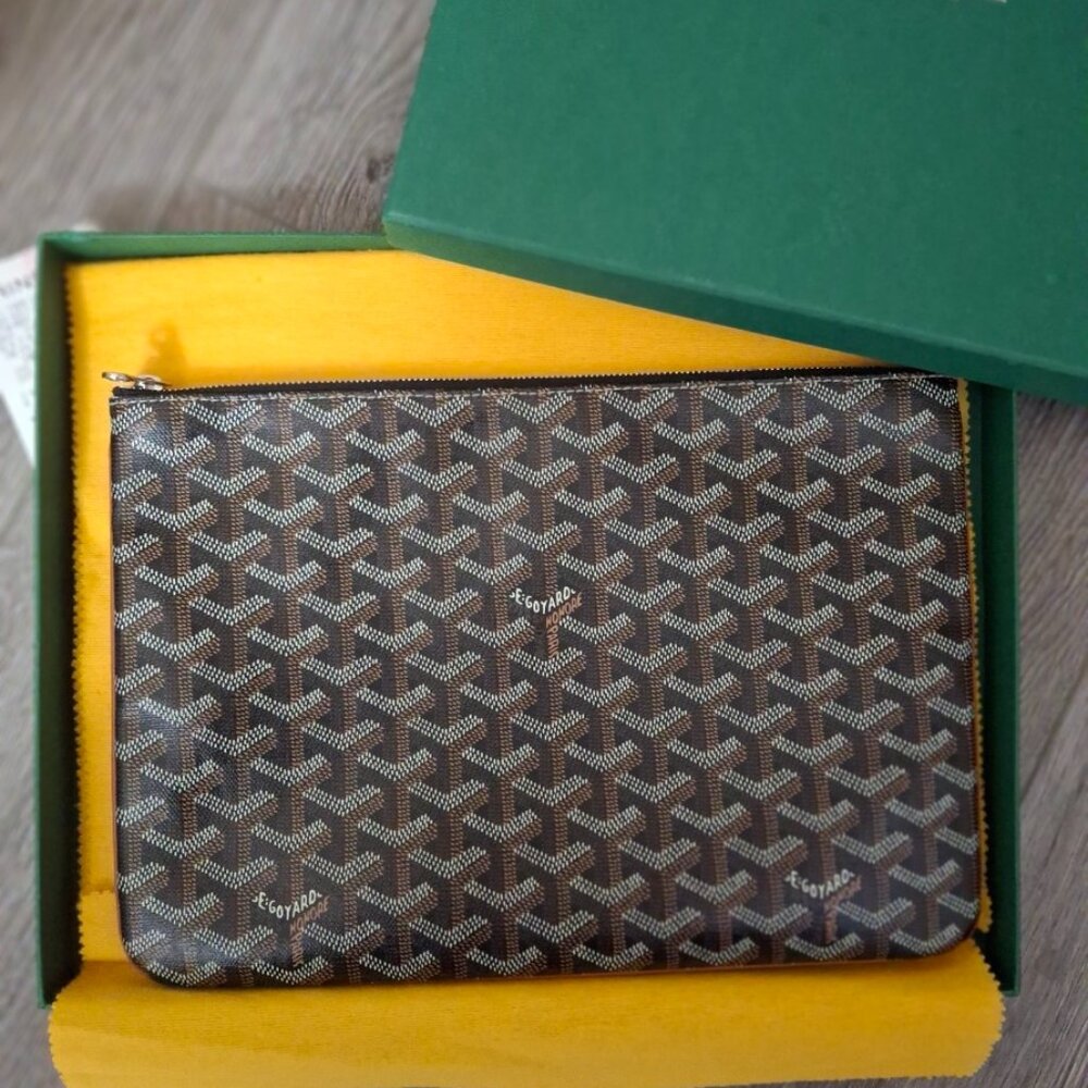 *With Receipts*- Goyard Pouch PM - Full Set